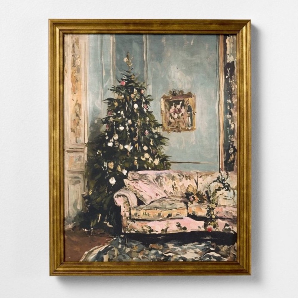 Moody Christmas Scene Framed Wall Art Threshold Studio Mcgee